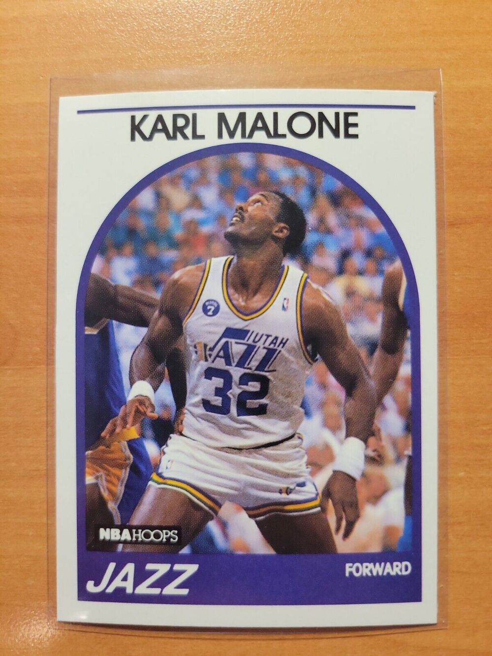Karl Malone 1989-1990 NBA Hoops #30 - Utah Jazz - Fresh Pull